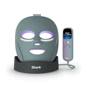 Shark CryoGlow™ LED Face Mask & Charging Stand in Frosted Green